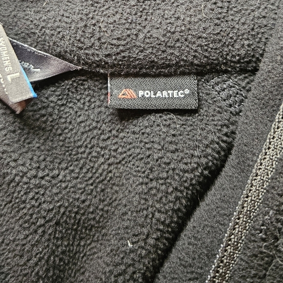 Eddie Bauer First Ascent Fleece Womens Large Black - Picture 8 of 8